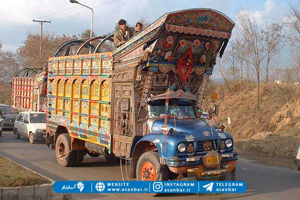 کامیون های تزئینی پاکستانی 